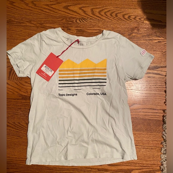 Topo Designs Tops - Light Green T-Shirt